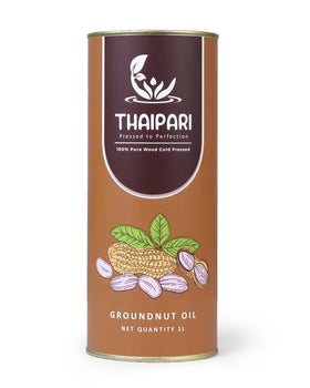 Groundnut oil can front