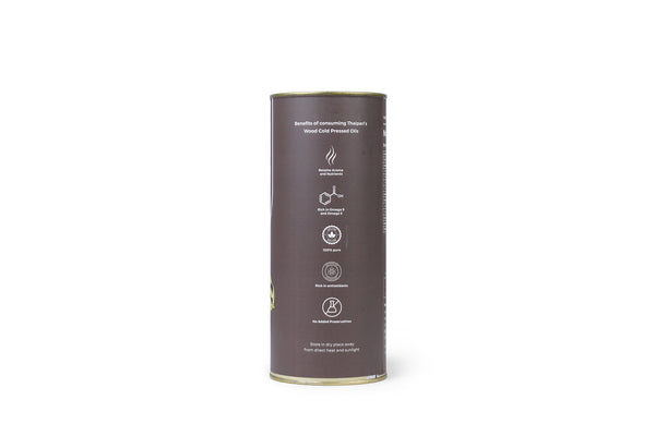 Sesame oil can side