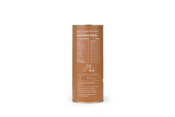 Groundnut oil can back