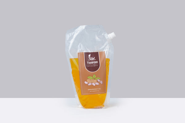Groundnut oil refill pack front