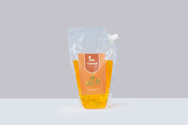 Safflower oil refill pack front