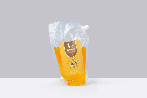 Sunflower oil refill pack front